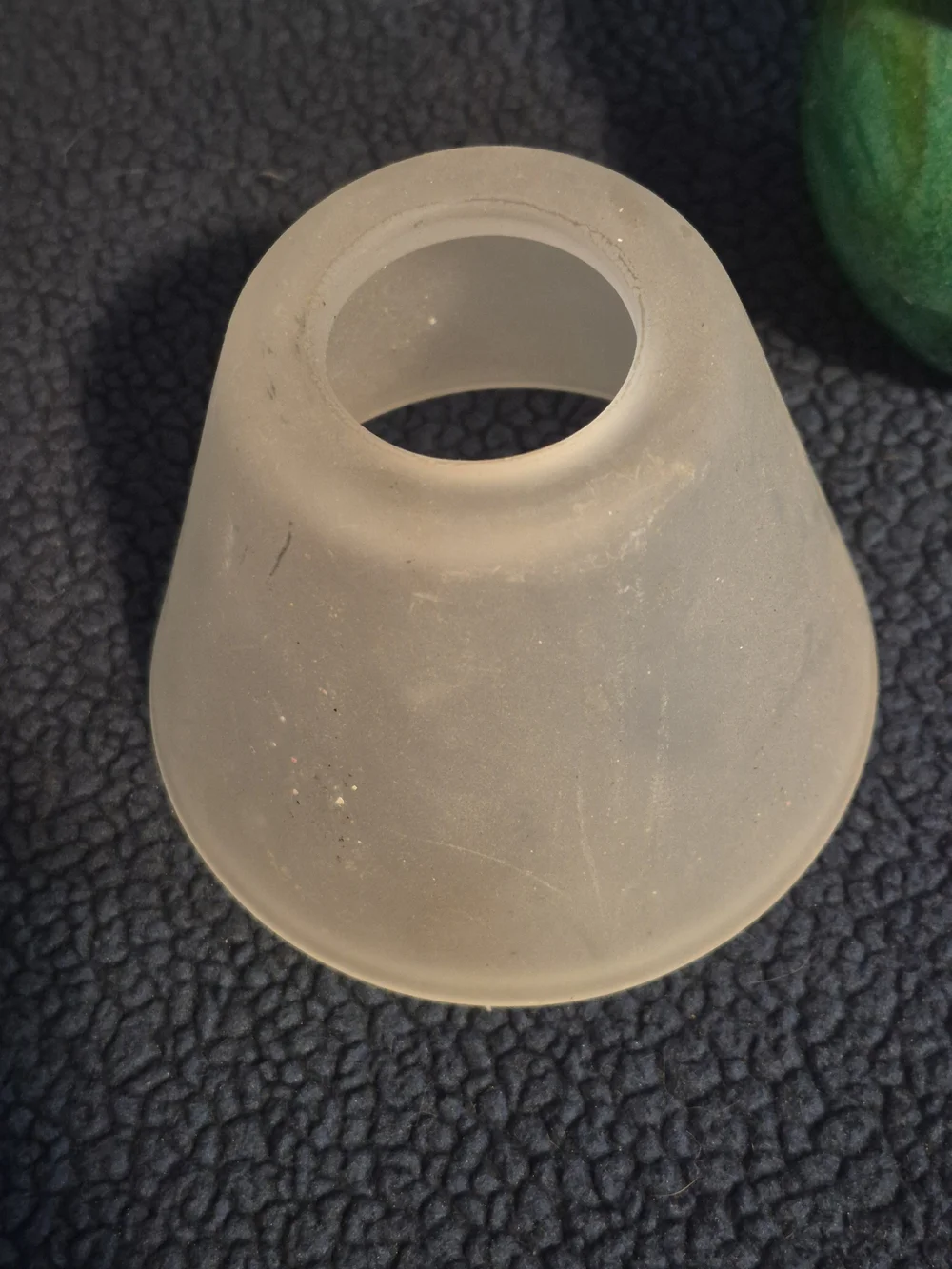 Vintage Miniature Green Marble Tea Light Accent Lamp